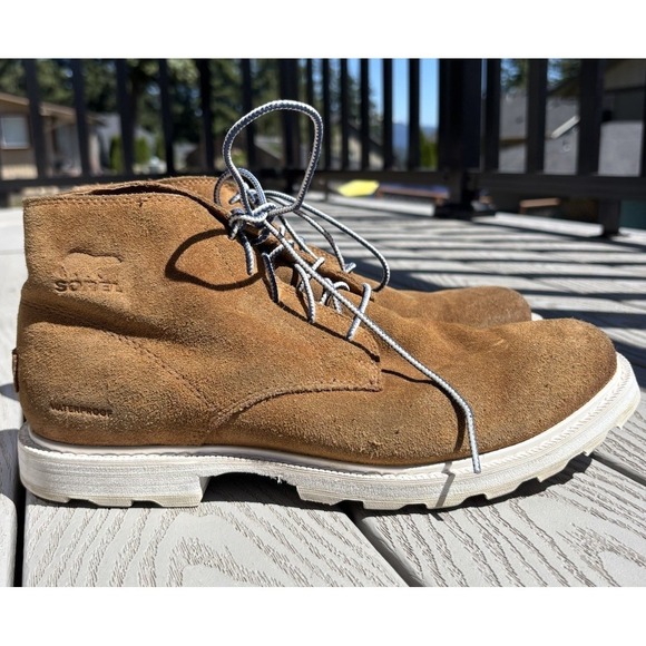 Sorel Other - Sorel NM2560-224 Tobacco Brown Suede Leather Chukka Ankle Boots Mens Size 10
